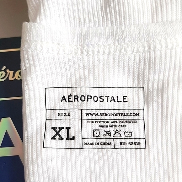 AEROPOSTALE Men's Tank Tops Undershirts Contour Fit 4 Pack - Picture 8 of 10